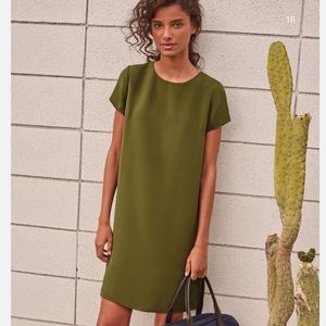 NWT Cuyana 100% Silk Shirt Dress size S